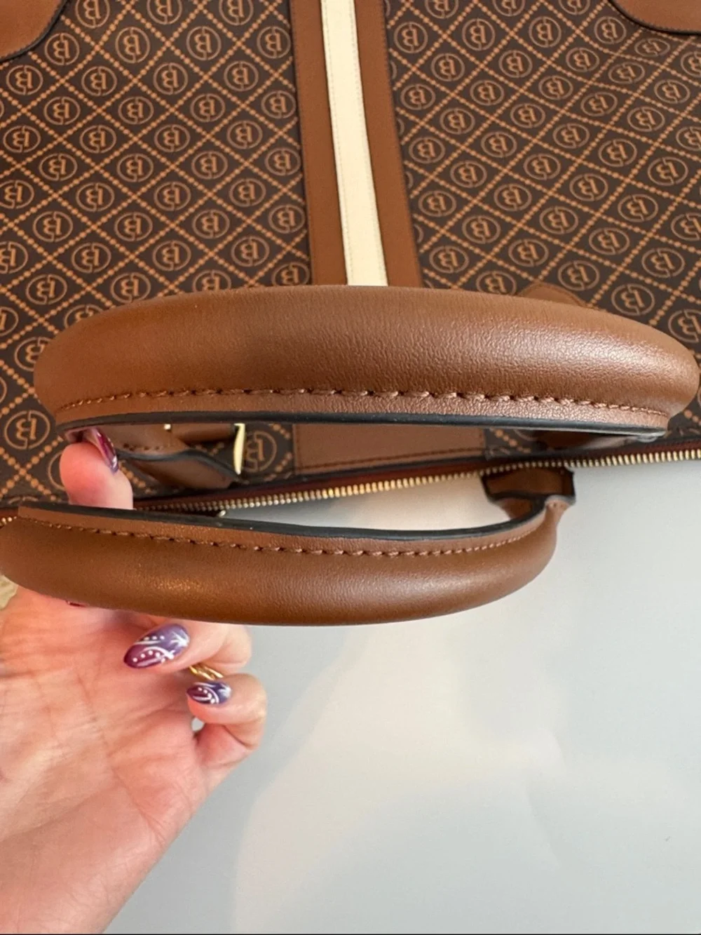 Bostanten Stroud Vintage Leather Briefcase - Picture 12 of 14